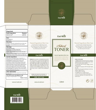 Image Description (Uniwell Natural Toner)